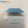 Hoja de revestimiento corrugado de preplave personalizada para pared y techos