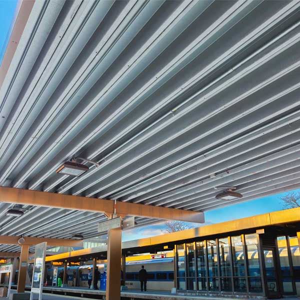 Plataforma de piso de acero Comflor sin óxido para edificios de varios